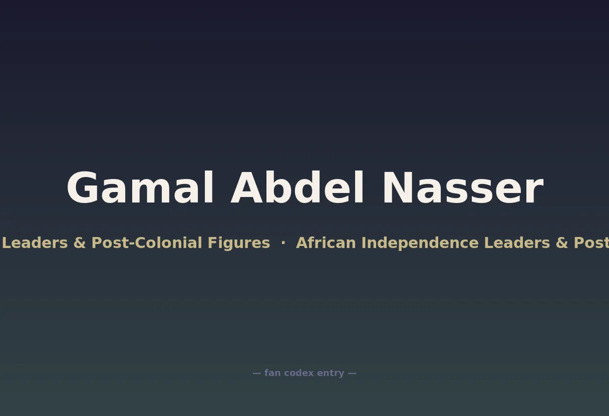 Gamal Abdel Nasser