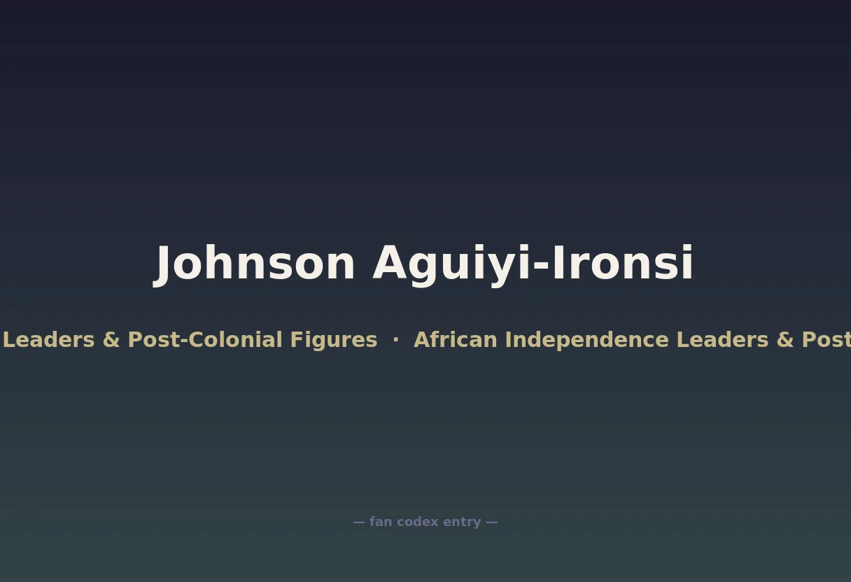 Johnson Aguiyi-Ironsi