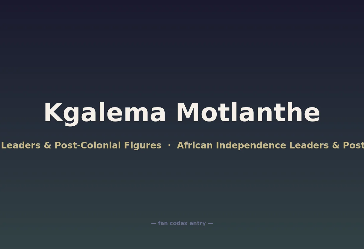 Kgalema Motlanthe