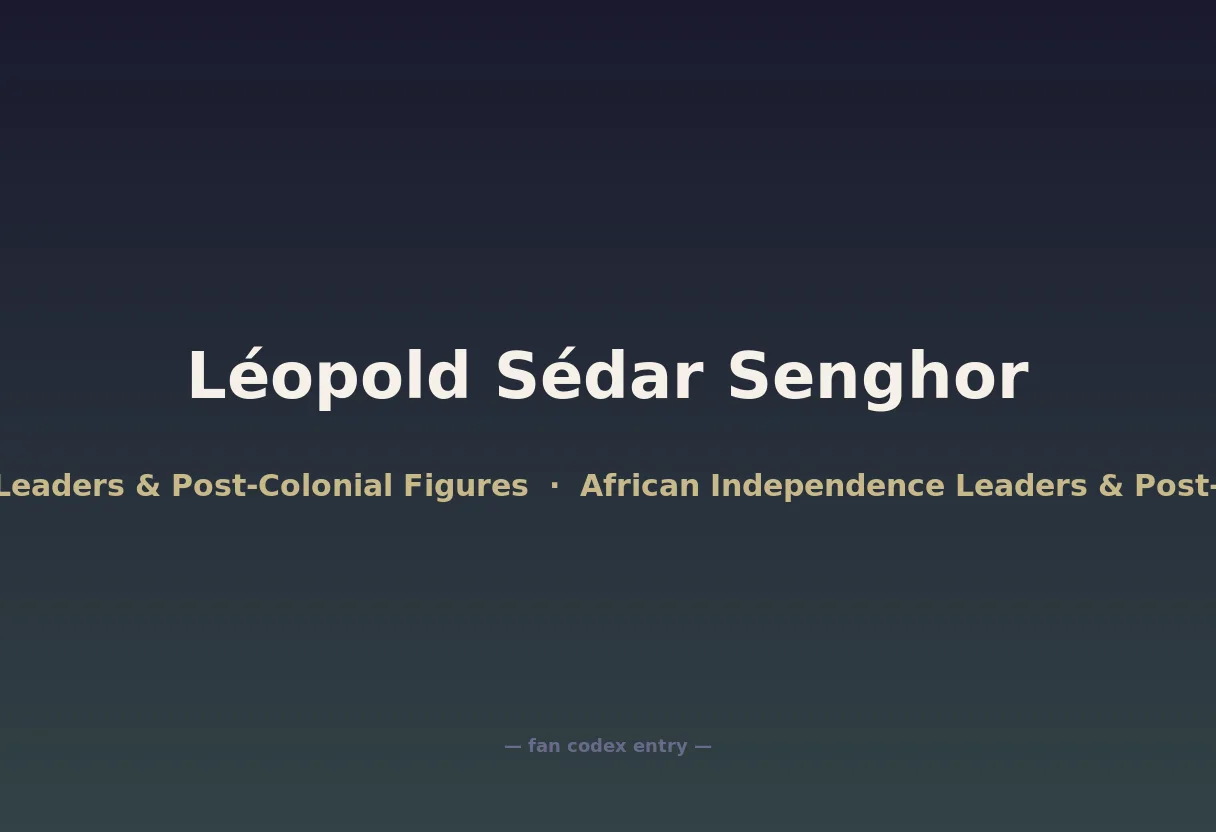 Léopold Sédar Senghor